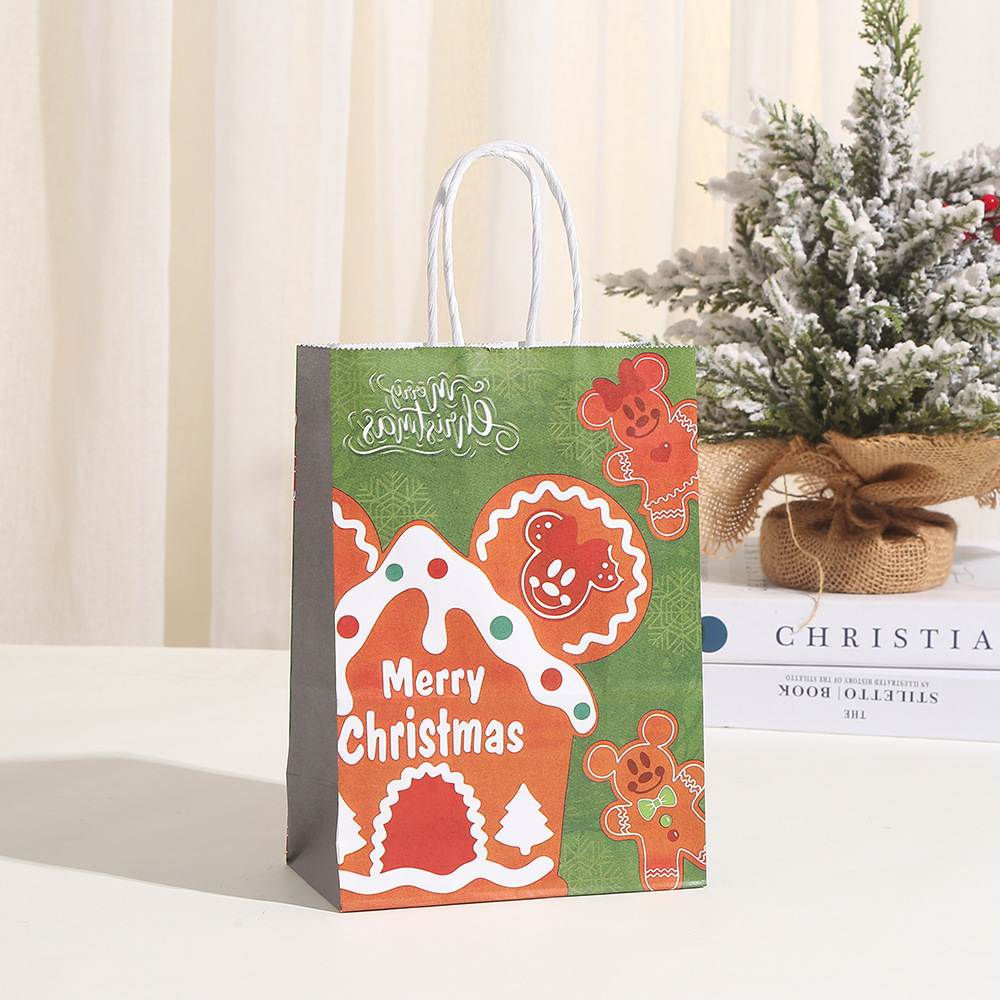 Christmas Treat Bags Christmas Paper Bags Christmas Goodie Bag Party Supplies for Party Favors