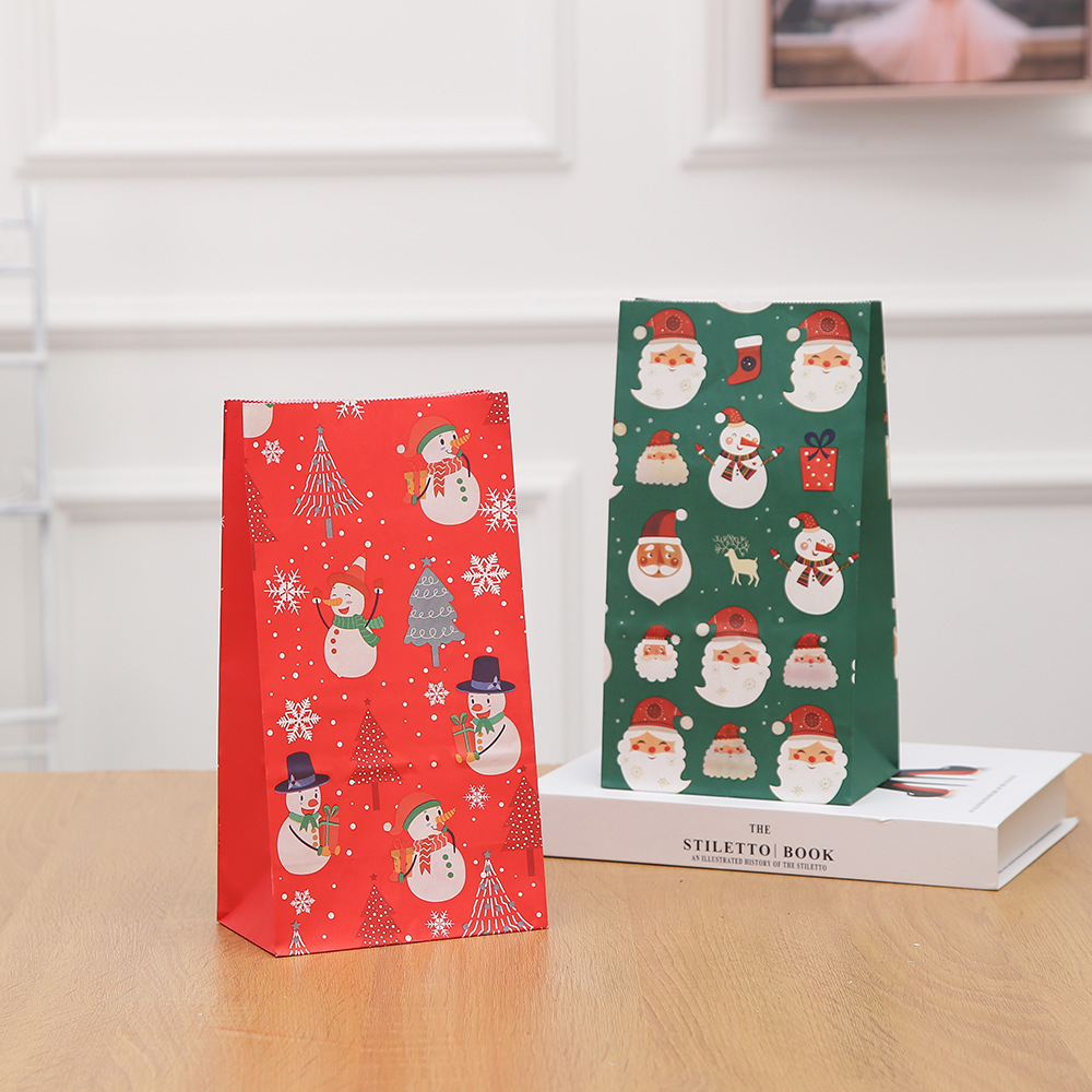 Christmas Treat Bags Christmas Paper Bags Christmas Goodie Bag Party Supplies