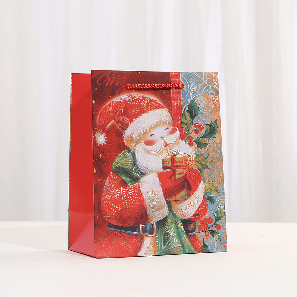 Christmas Gift Bags assorted bright prints christmas bags for gifts party favors