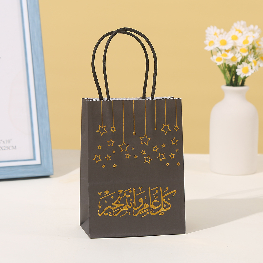 15cm*11cm*6cm Sparkle and Small Gift Bags with Handles Paper Bags with Gold Foil Polka Dots for Birthday, Wedding, Retail