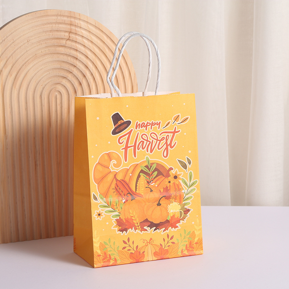 Thanksgiving Treat Bags Thank You Gift Bags Bulk Paper Party Favor Bags Fall Party