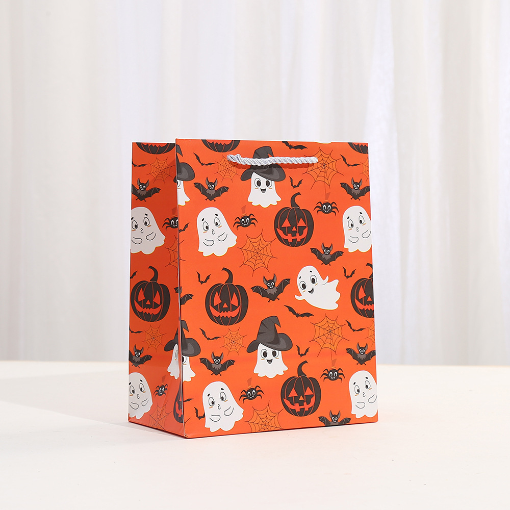 Halloween Treat Bags for Kids Trick or Treat Candy Bags with Handles for Halloween Party Favors