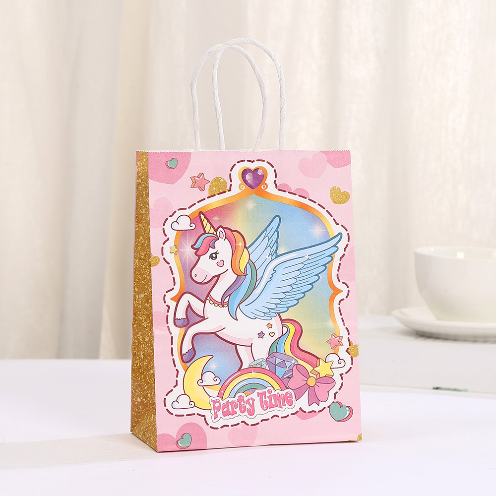 Unicorn Party Favor Bags for Unicorn Birthday Party Supplies Unicorn Gift Bag Unicorn Party Goody Treat Candy Bags