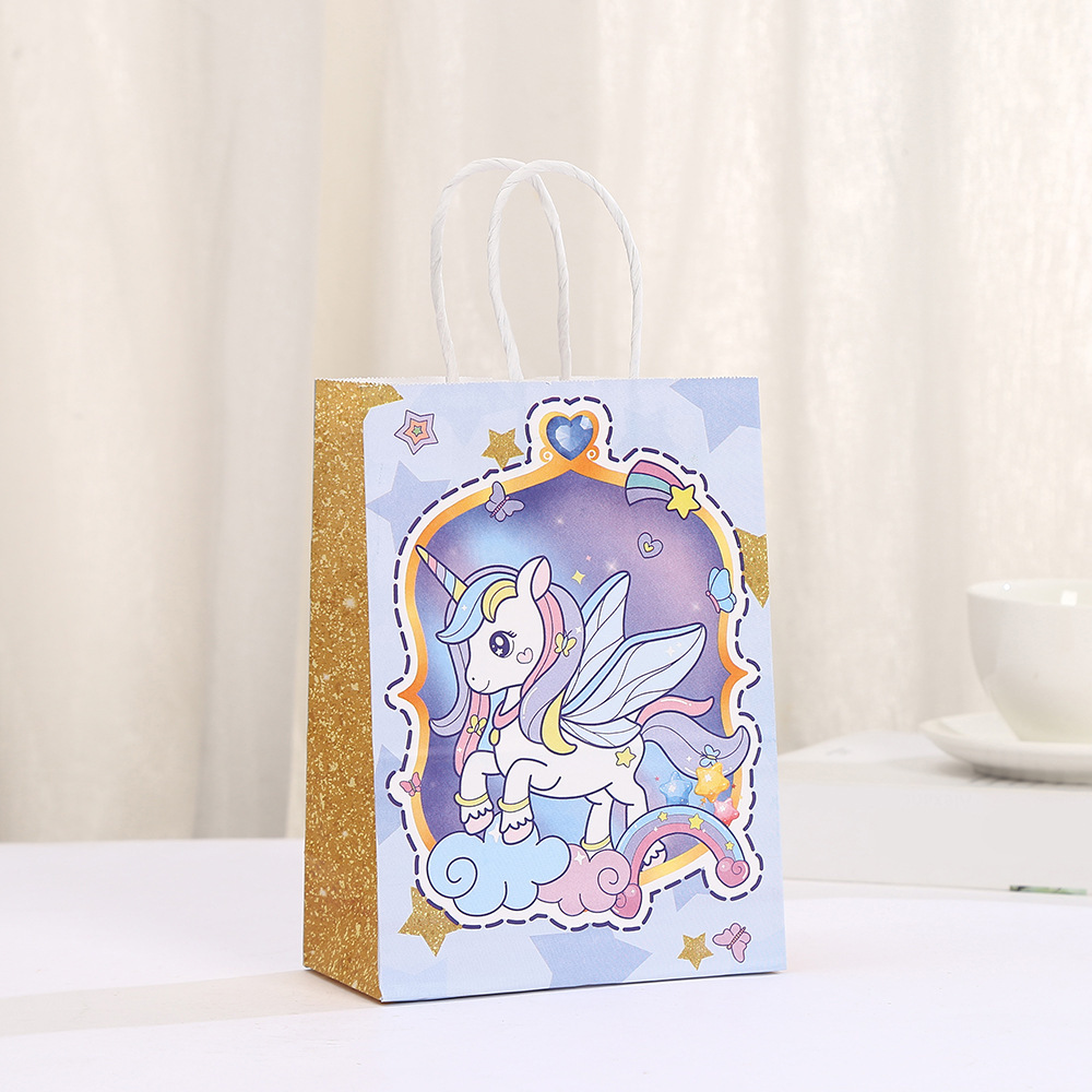 Unicorn Party Favor Bags for Unicorn Birthday Party Supplies Unicorn Gift Bag Unicorn Party Goody Treat Candy Bags