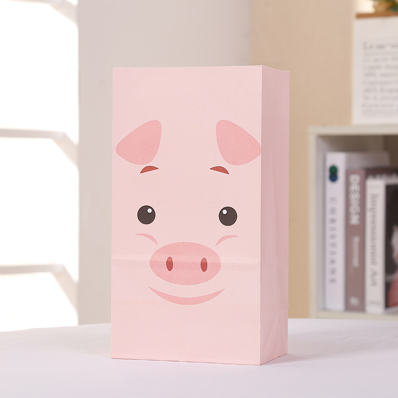 Farm Animal Party Favor Bags Goodie Bags with Stickers Treat Bags for Farm
