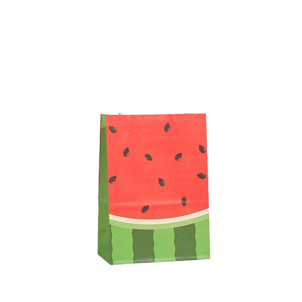 Watermelon Party Bags Watermelon Paper Goodie Bags Party Favor Bags Watermelon Treat Candy Bags