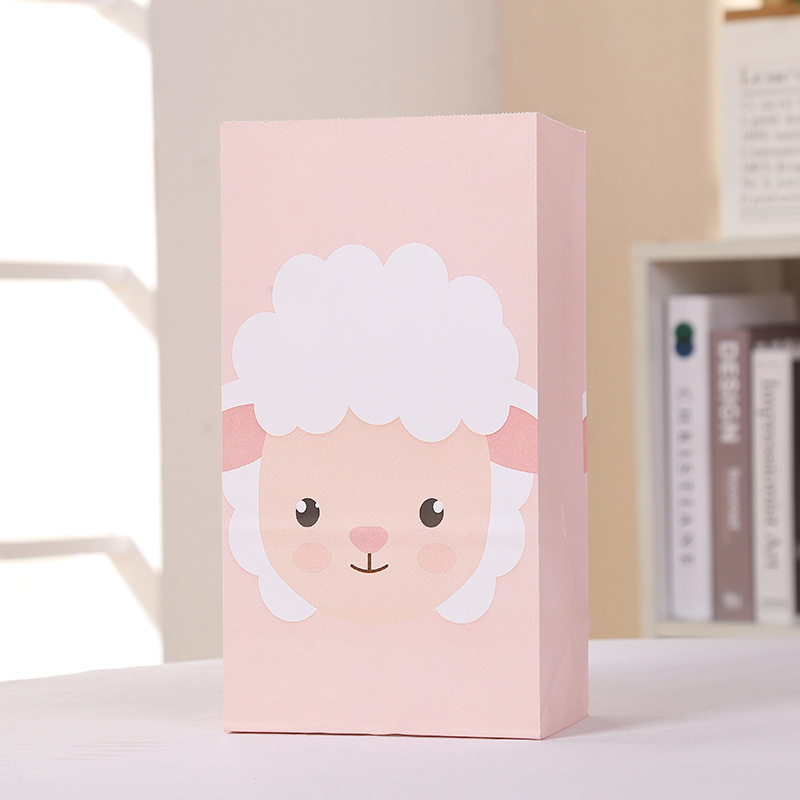 Farm Animal Party Favor Bags Goodie Bags with Stickers Treat Bags for Farm
