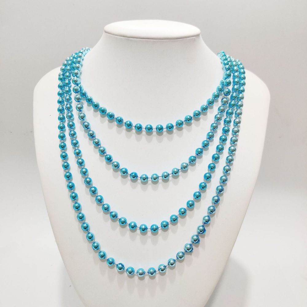 Mardi Gras Beads Necklace Baby Gender Reveal Beads for Baby Shower