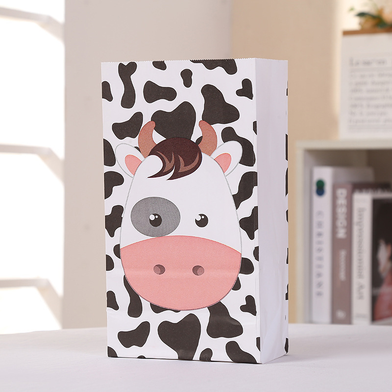 Farm Animal Party Favor Bags Goodie Bags with Stickers Treat Bags for Farm