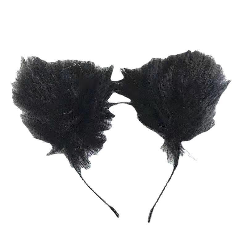 Lace LED Ears Headband Cat Ears Glow Light up Headband for Women Girls LED Light up Headband Party Accessories Favors