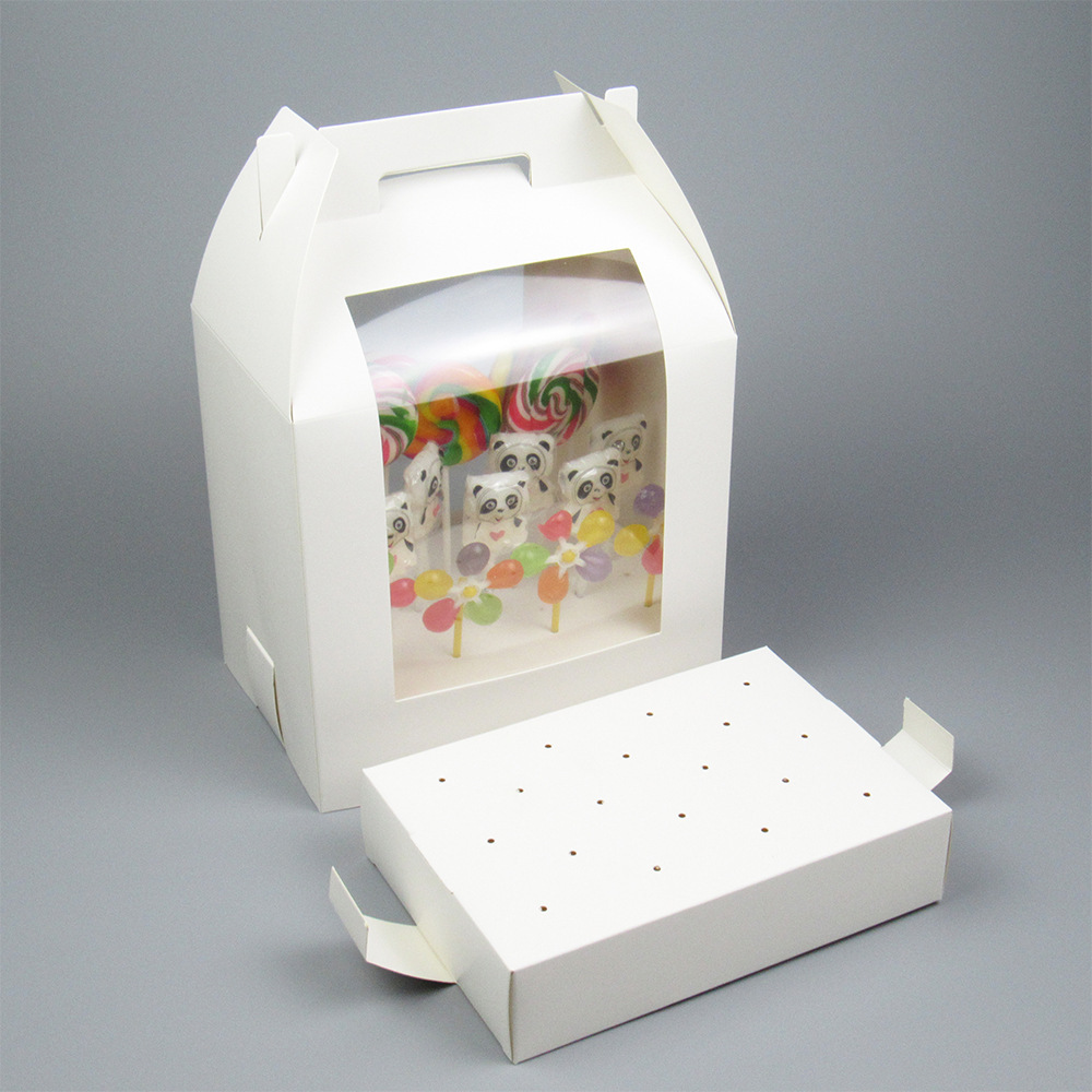 Cake Boxes with Window Disposable Bakery Boxes for Cake Cookies Pies Cupcakes Pastry