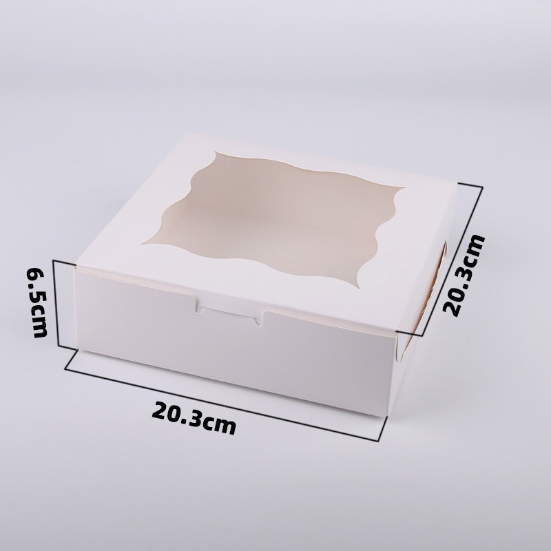 Disposable cupcake packing box Packing box Kraft paper snow maid Ma potato egg yolk crisp tart box