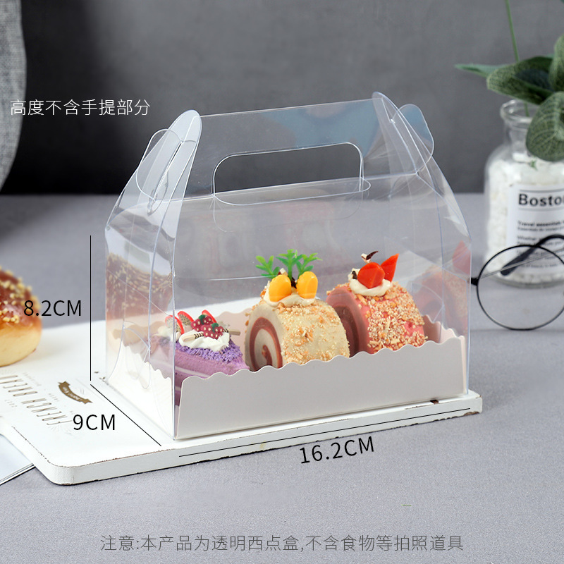 Clear Cake Boxes with Handles Cake Boards Mini Cake Boxes for Birthday Party Wedding