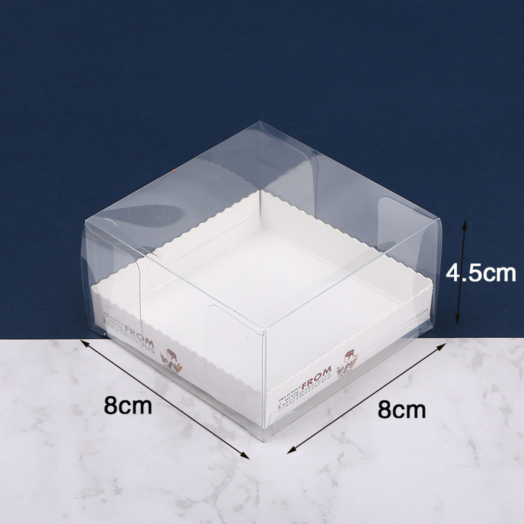 Clear Cake Boxes with Handles Cake Boards Mini Cake Boxes for Birthday Party Wedding