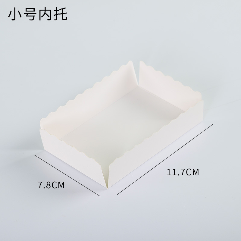 Small baking dessert box Cookies Nougat gift box Kraft paper portable pastry box
