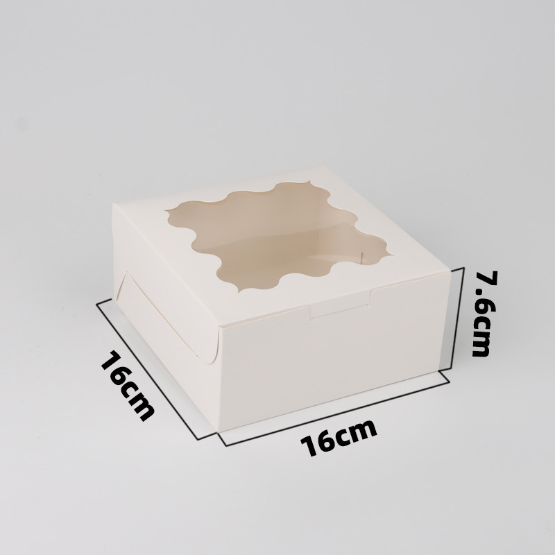 Disposable cupcake packing box Packing box Kraft paper snow maid Ma potato egg yolk crisp tart box