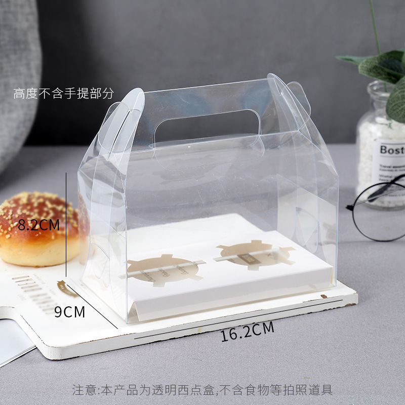 Clear Cake Boxes with Handles Cake Boards Mini Cake Boxes for Birthday Party Wedding