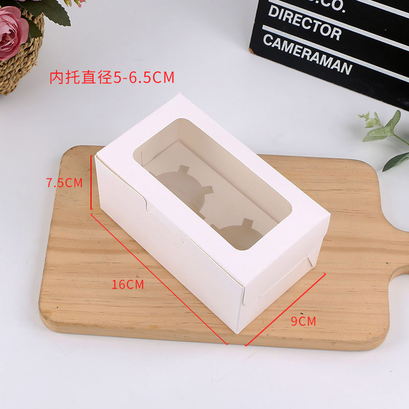 Cupcake Boxes Cupcake Containers Kraft Bakery Carrier Boxes Holders with Windows