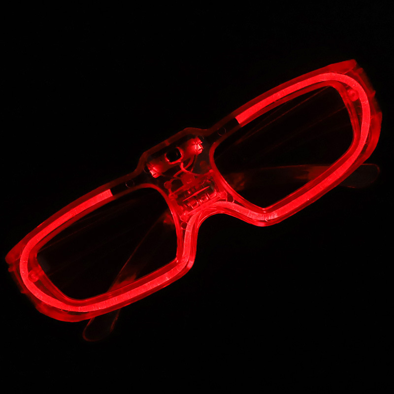 LED Glasses Color Light Up Glasses Glow Sticks Glasses Glow In The Dark Flashing Sunglasses