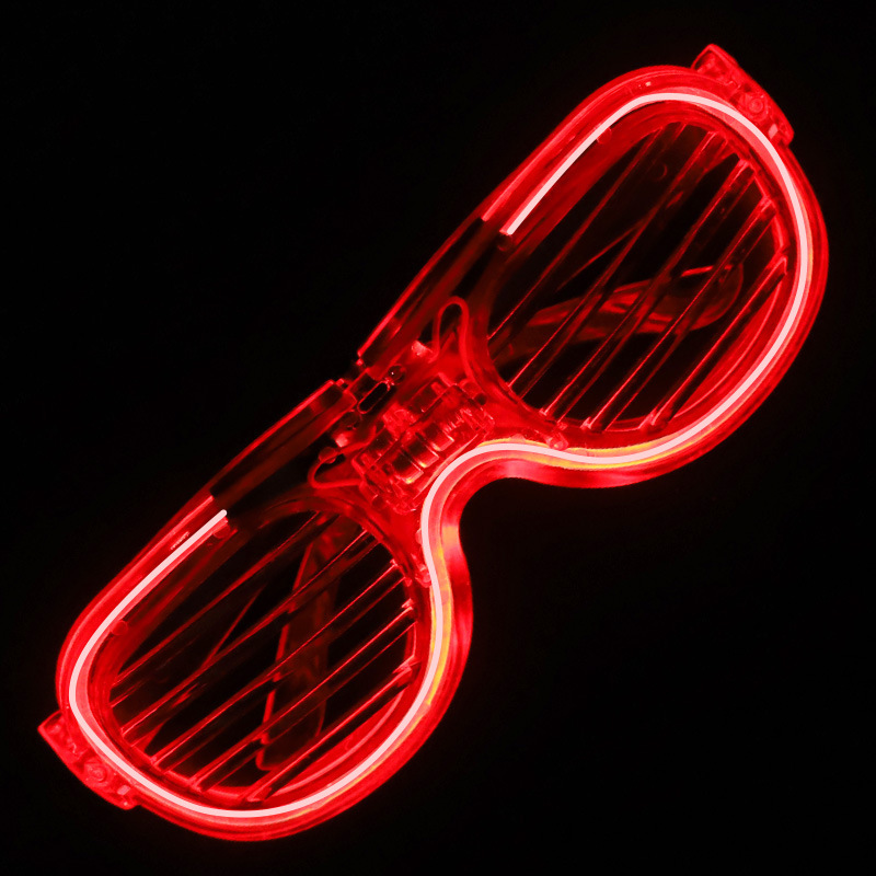 LED Glasses Color Light Up Glasses Glow Sticks Glasses Glow In The Dark Flashing Sunglasses
