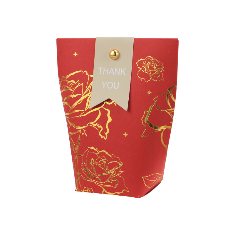 Small Gift Bags Party Favor Bags Boxes Small Paper Gift Bags with Gold Foil Printed