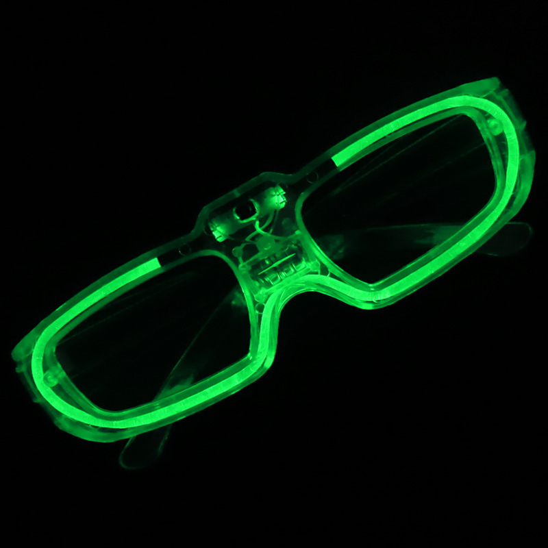 LED Glasses Color Light Up Glasses Glow Sticks Glasses Glow In The Dark Flashing Sunglasses