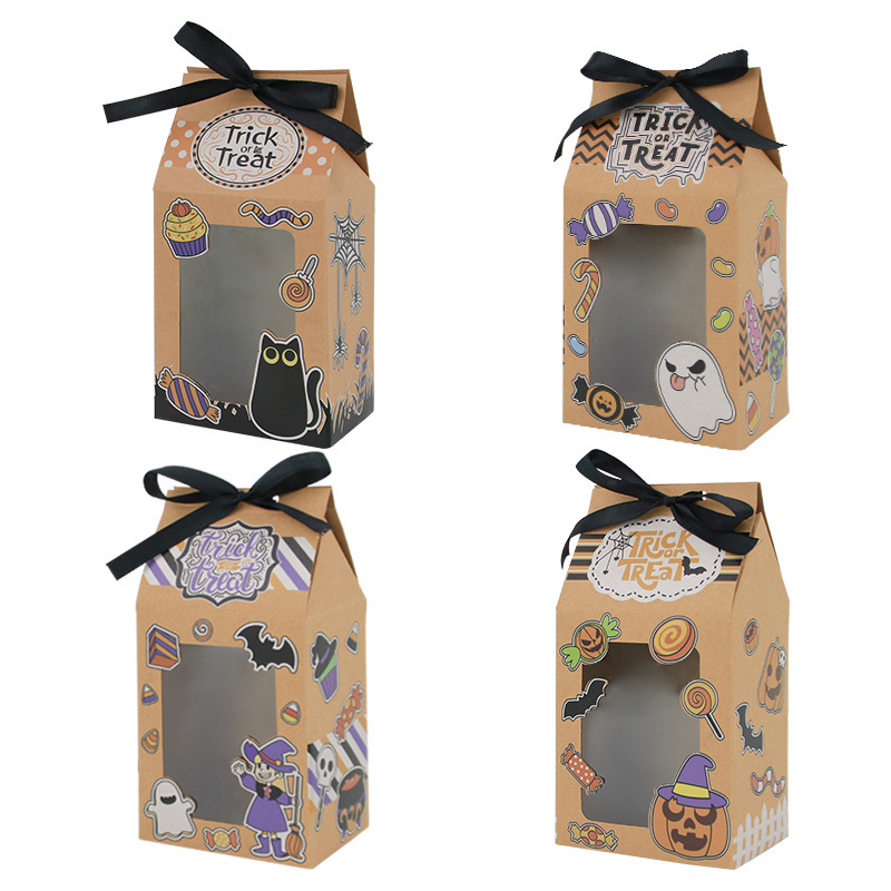 Halloween Candy Boxes Halloween Individual Cupcake Carriers Boxes Halloween Party Boxes