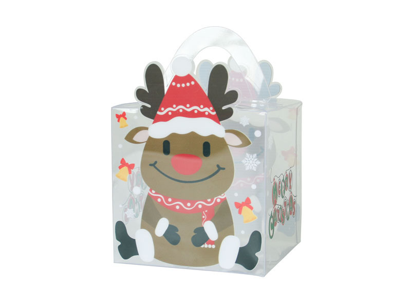 Christmas Clear Cake Box Bakery Boxes with Handle Party Favor Boxes