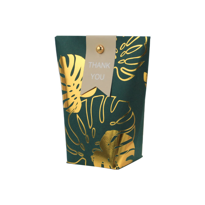 Small Gift Bags Party Favor Bags Boxes Small Paper Gift Bags with Gold Foil Printed
