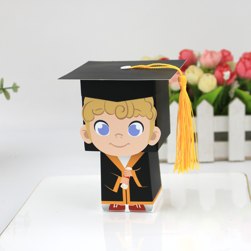 Graduation Candy Boxes Graduation Gift Box Sugar Chocolate Souvenir Treat Box for Class of Graduation Party Favors