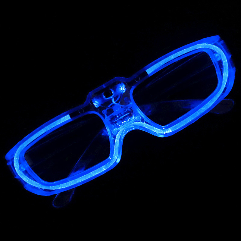 LED Glasses Color Light Up Glasses Glow Sticks Glasses Glow In The Dark Flashing Sunglasses