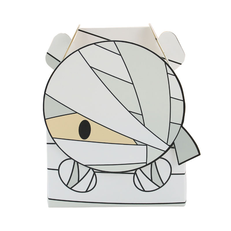 Halloween House Cardboard Goodie Boxes Candy Boxes Cookies Goodie Bags Halloween Party Favor Supplies