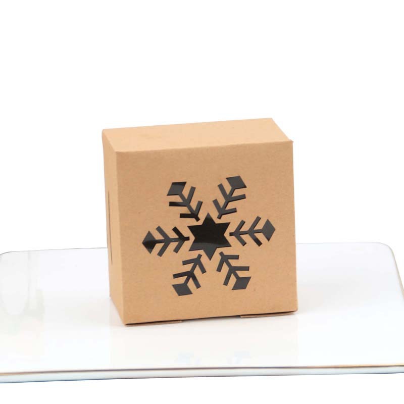 Kraft Christmas Boxes with Lids for Gifts Xmas Gift Wrap Boxes Bulk Set for Holiday Present Wrapping