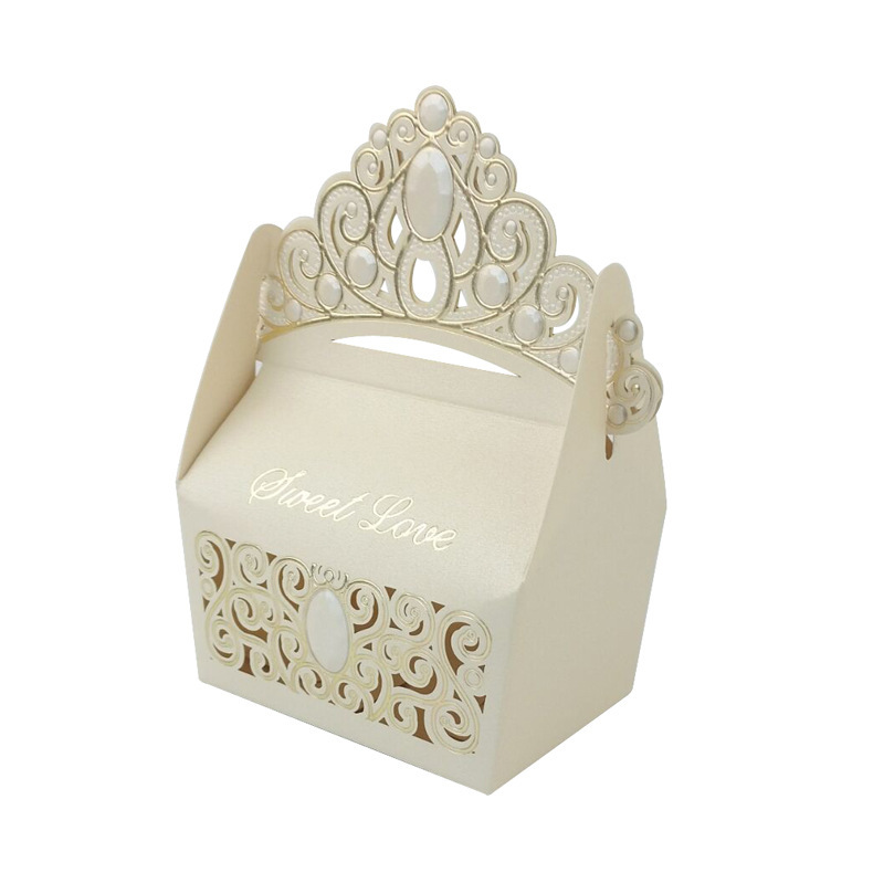 Princess Crown Party Favors Princess Crown Boxes for Wedding Birthday Baby Shower Supplies