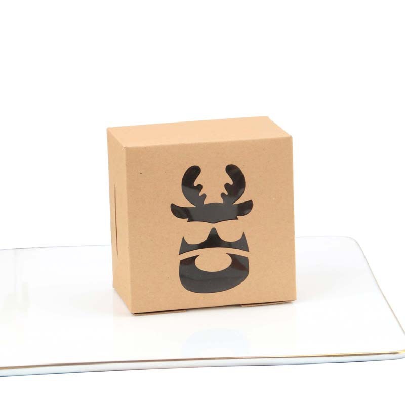 Kraft Christmas Boxes with Lids for Gifts Xmas Gift Wrap Boxes Bulk Set for Holiday Present Wrapping