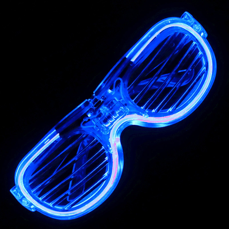 LED Glasses Color Light Up Glasses Glow Sticks Glasses Glow In The Dark Flashing Sunglasses