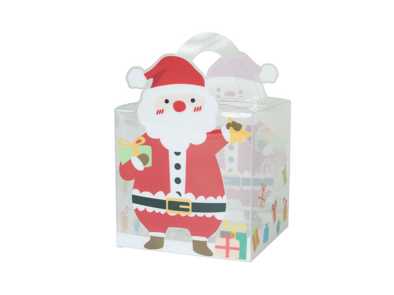 Christmas Clear Cake Box Bakery Boxes with Handle Party Favor Boxes
