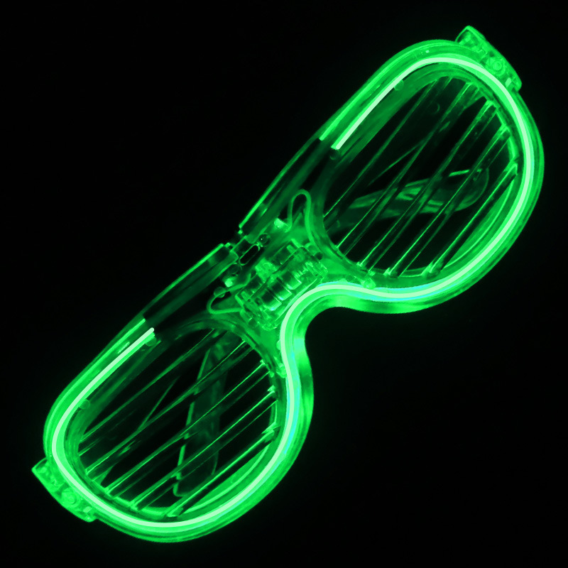 LED Glasses Color Light Up Glasses Glow Sticks Glasses Glow In The Dark Flashing Sunglasses