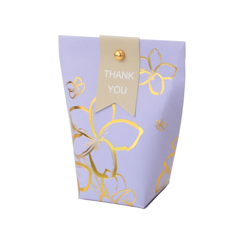 Small Gift Bags Party Favor Bags Boxes Small Paper Gift Bags with Gold Foil Printed