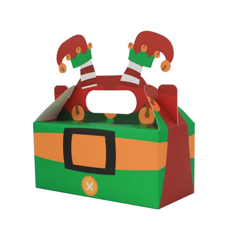 Santa-Themed Christmas Candy Boxes for Sweets Chocolate Christmas Decorations