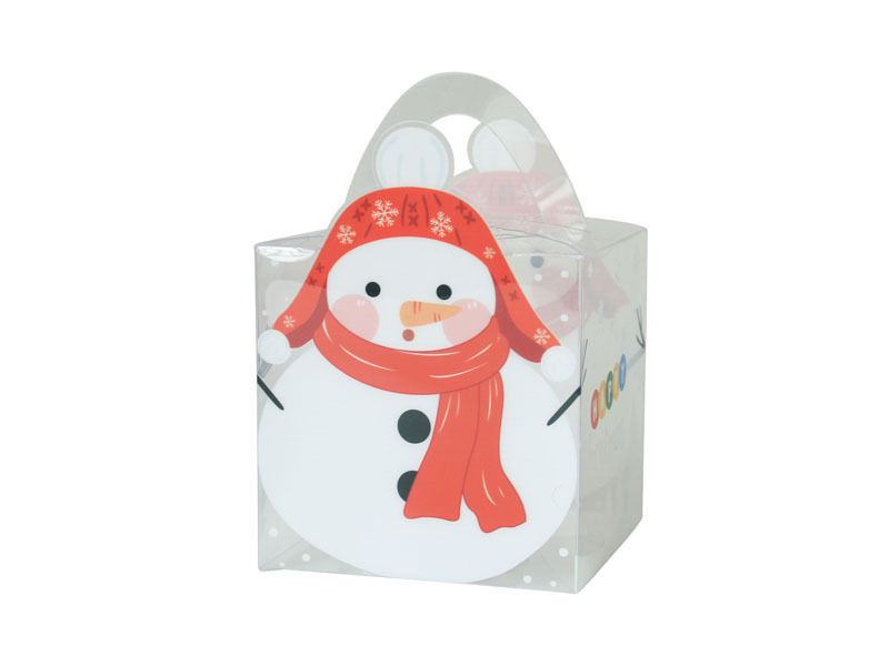 Christmas Clear Cake Box Bakery Boxes with Handle Party Favor Boxes