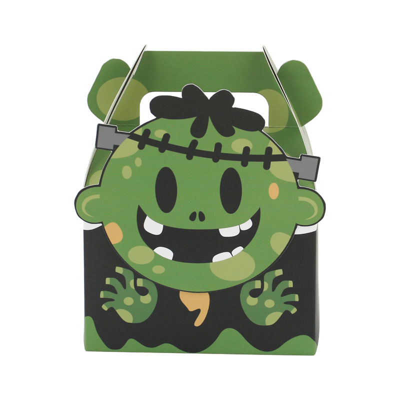 Halloween House Cardboard Goodie Boxes Candy Boxes Cookies Goodie Bags Halloween Party Favor Supplies