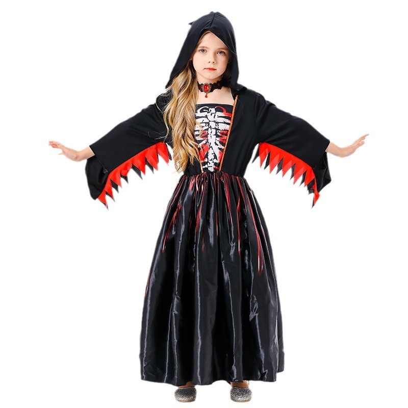 Girls' Witch Costume Halloween Children Classic Witchy Dress Up