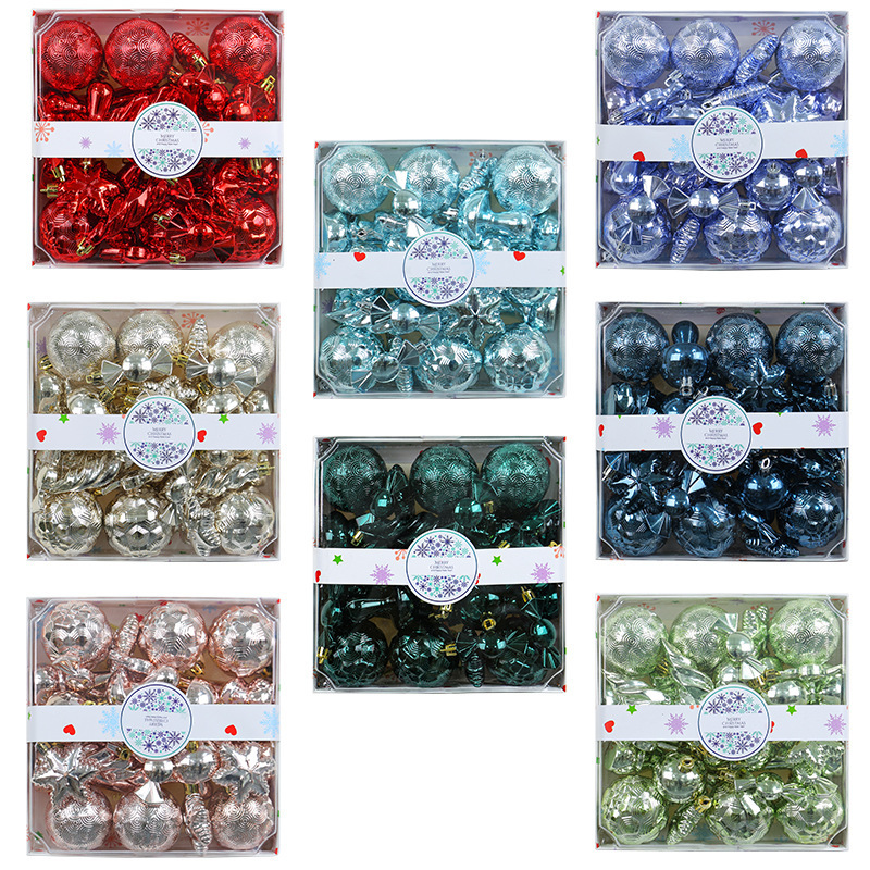 Christmas Ball Package Christmas Decorations Gift Boxed Balls Christmas Tree Pendant Party Party Decorations