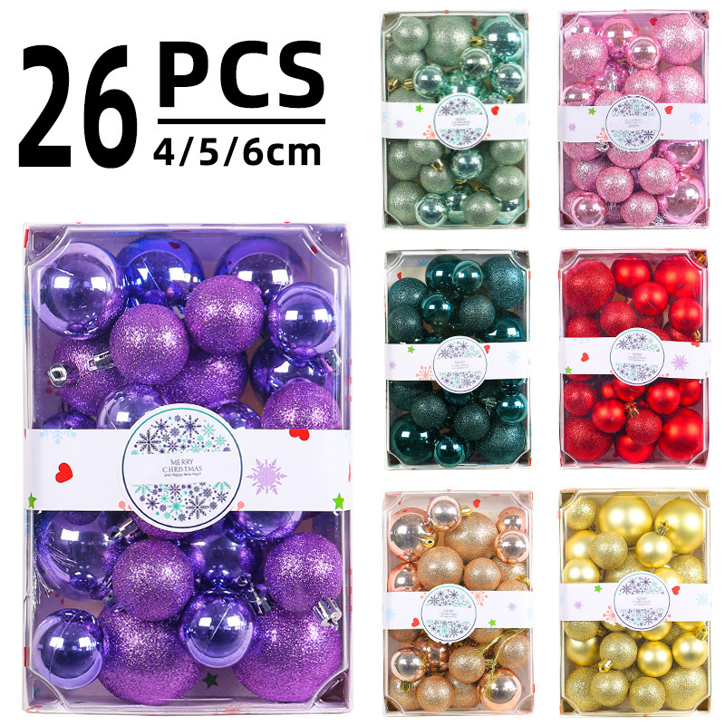 Christmas Ornaments Set Shatterproof Christmas Hanging Ornaments for Xmas Tree Decorations