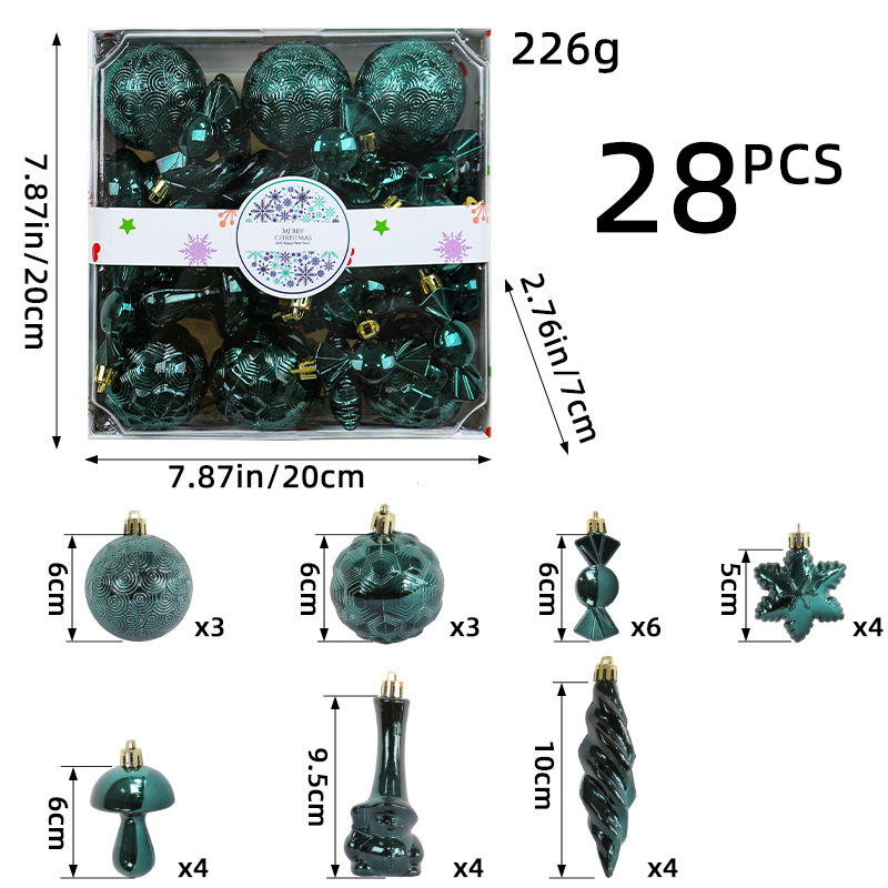Christmas Ball Package Christmas Decorations Gift Boxed Balls Christmas Tree Pendant Party Party Decorations
