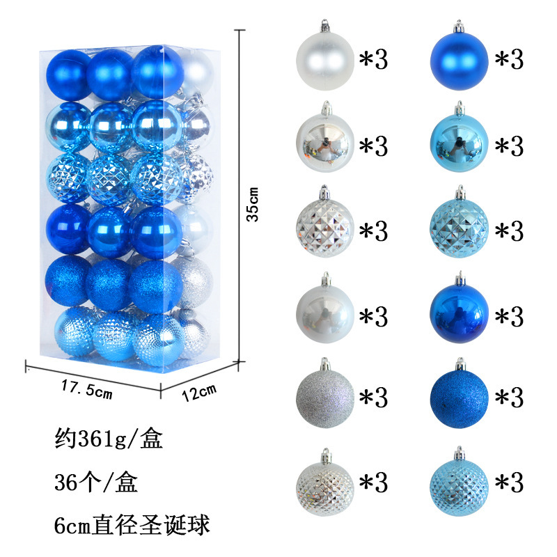 Pink Christmas Ball Ornaments Set Shatterproof Christmas Hanging Decoration Set with Gift Box