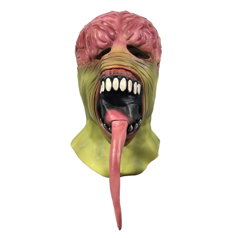 A long tongue and a strange head