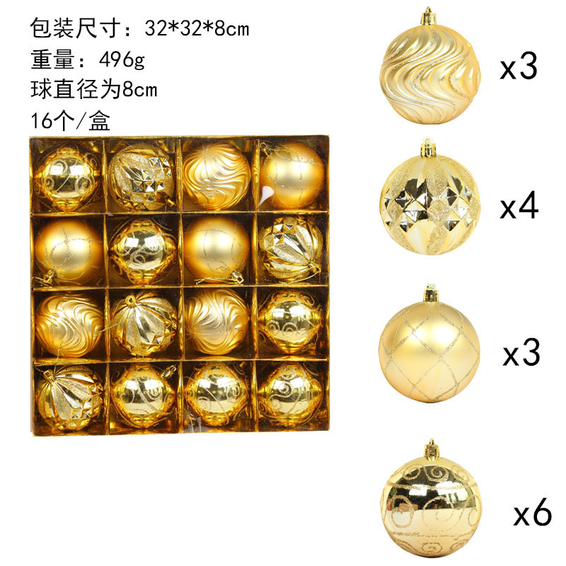 Christmas Ball Ornaments Tree Decorations Shatterproof Christmas Ornaments Set