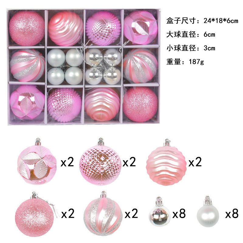 Christmas Ball Ornaments Shatterproof Christmas Ornaments Set Decorations for Xmas Tree Balls